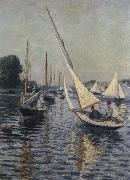 Gustave Caillebotte Sailboat Spain oil painting artist
